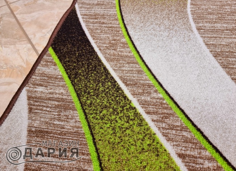 Мокетена пътека ERIKA 8012 beige/green